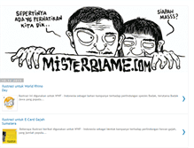 Tablet Screenshot of misterblame.com